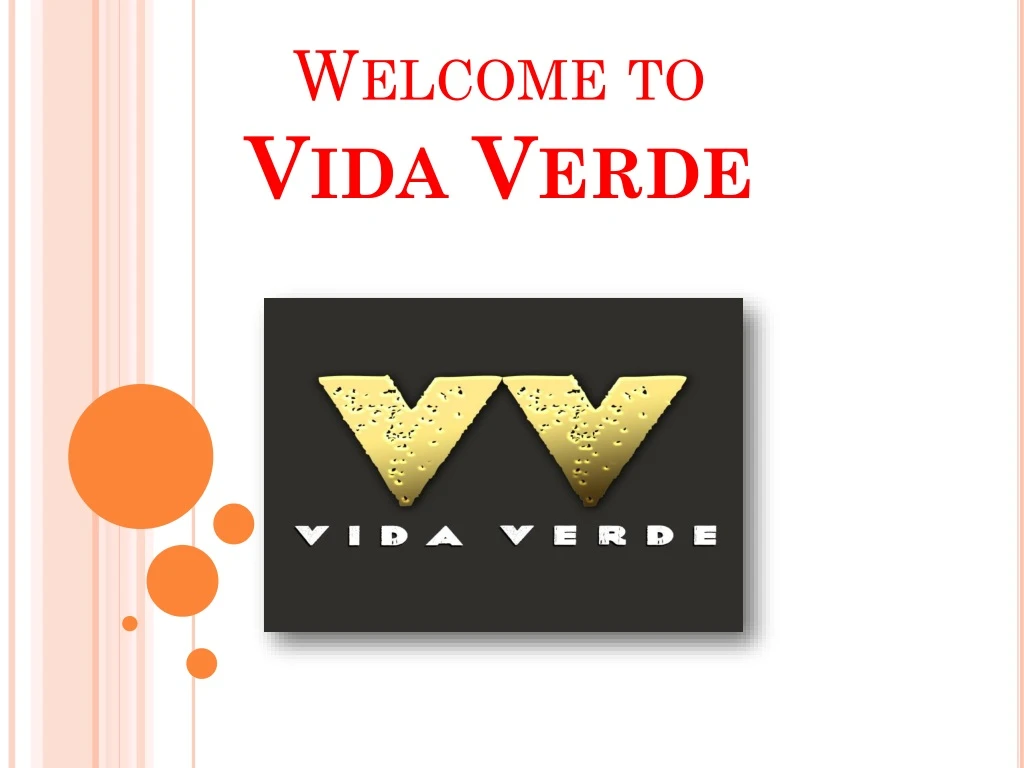 welcome to vida verde