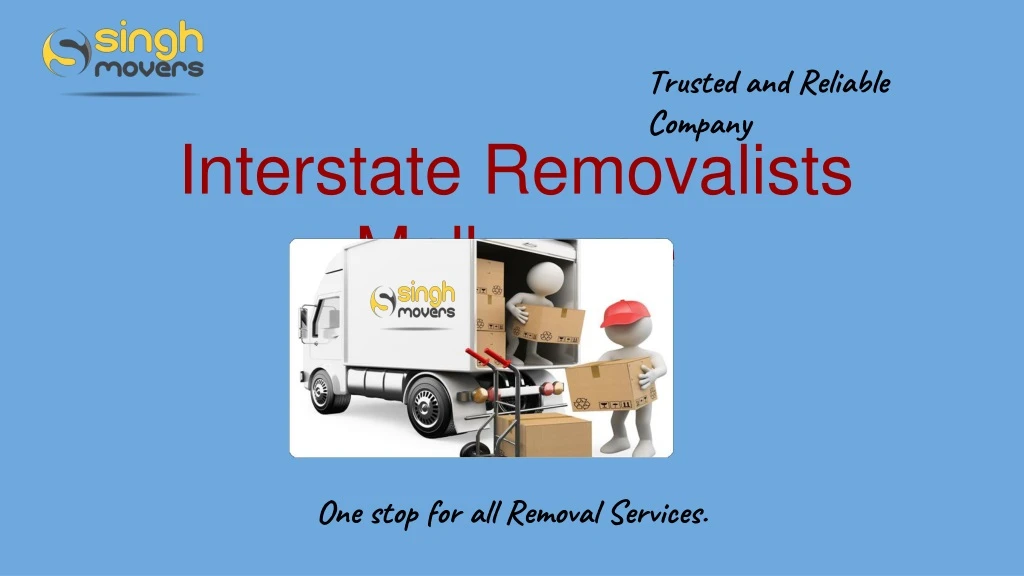 interstate removalists melbourne