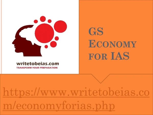 GS Economy for IAS 