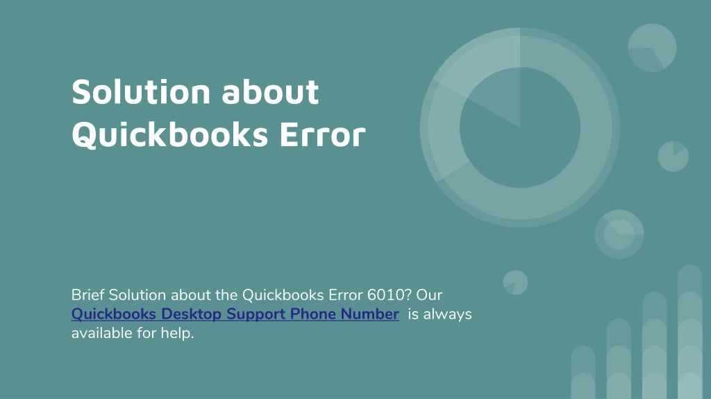 solution about quickbooks error