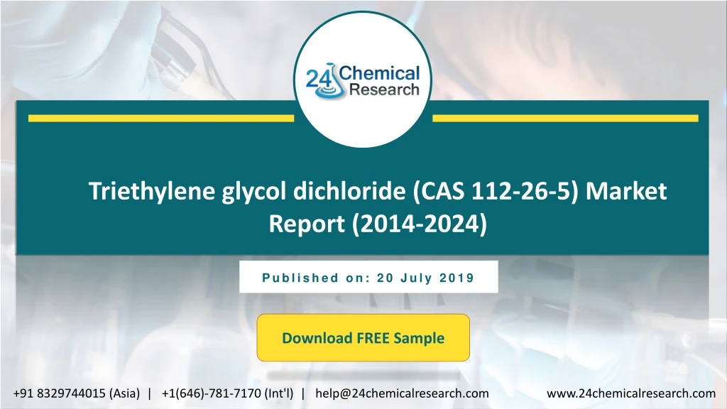 triethylene glycol dichloride cas 112 26 5 market