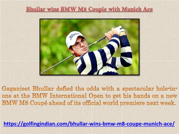 Bhullar wins bmw m8 couple with munich ace