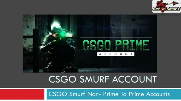Upgrade CSGO Non-Prime Account To Prime Account