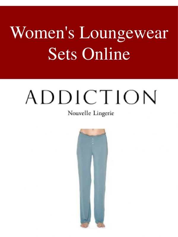 Women's Loungewear Sets Online