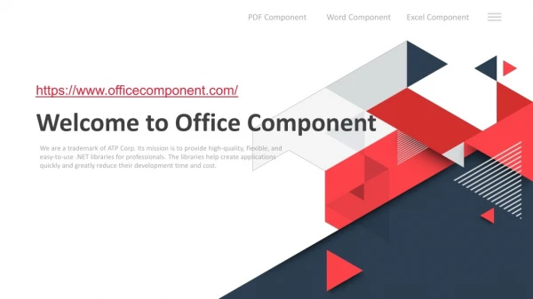 Welcome to Office Component
