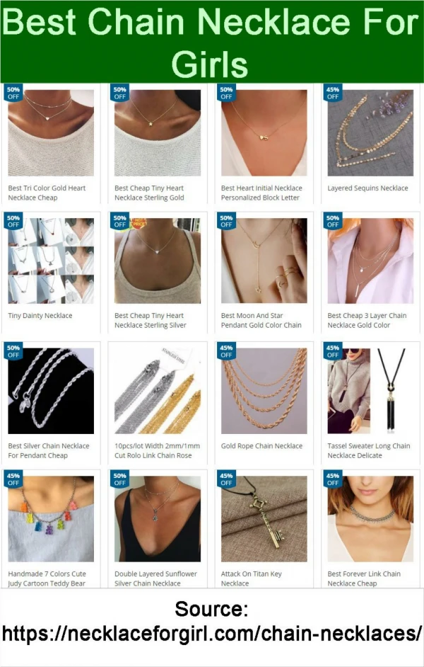Best Chain Necklace For Girls
