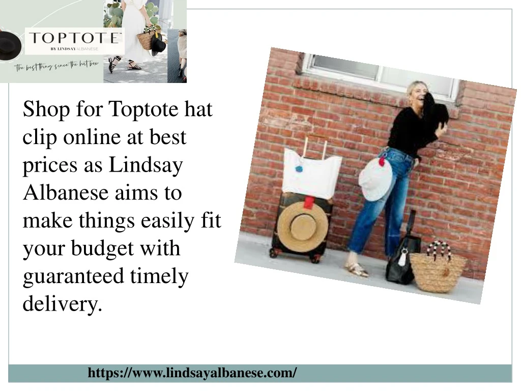 shop for toptote hat clip online at best prices
