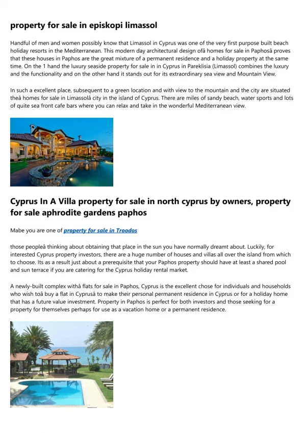 How to Inspect property in larnaca cyprus by Buyers