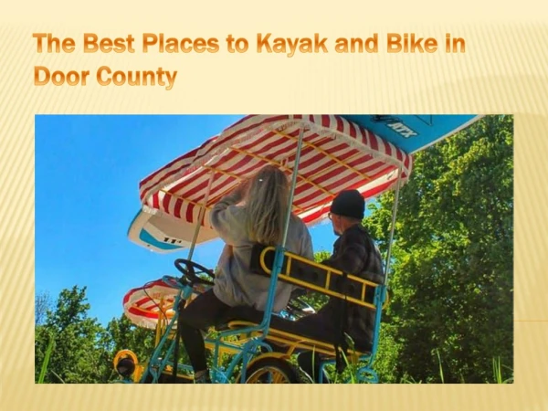 The Best Places to Kayak and Bike in Door County