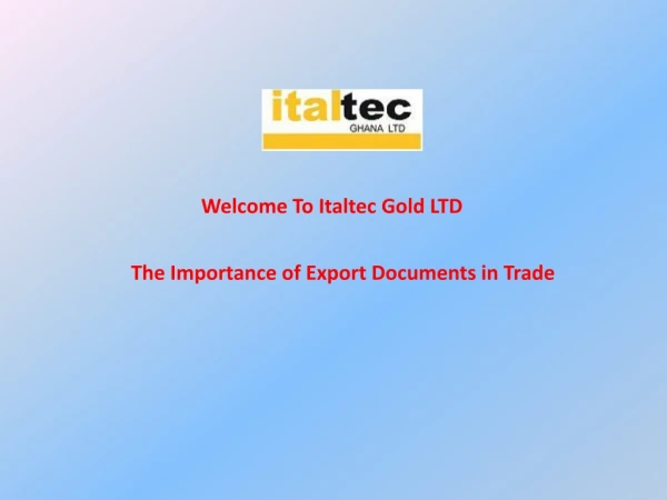 The Importance of Export Documents in Trade