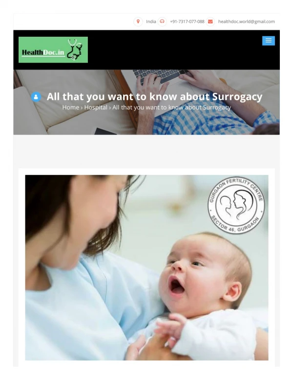 All that you want to know about Surrogacy