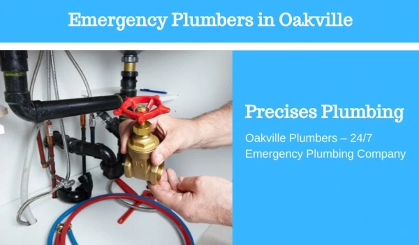 Emergency Plumbers in Oakville