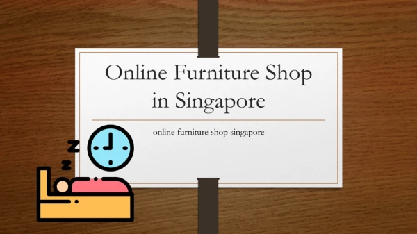 Online Furniture Shop in Singapore