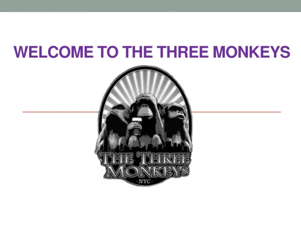 The Three Monkeys - American Bar | Craft Beer | Beer Garden Midtown