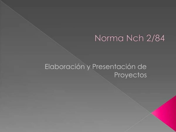 Norma Nch 2
