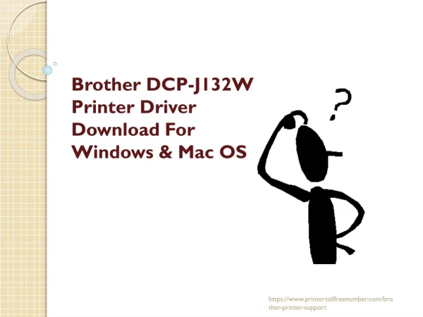 Brother DCP-J132W Printer Driver Download For Windows & Mac OS
