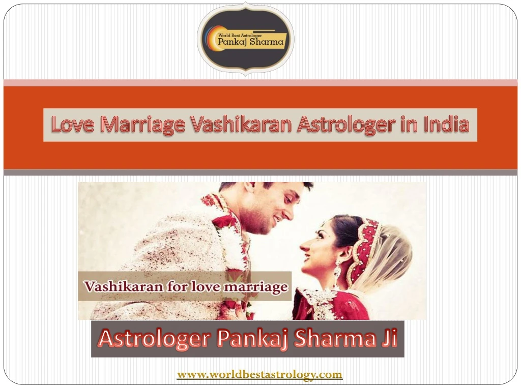 love marriage vashikaran astrologer in india