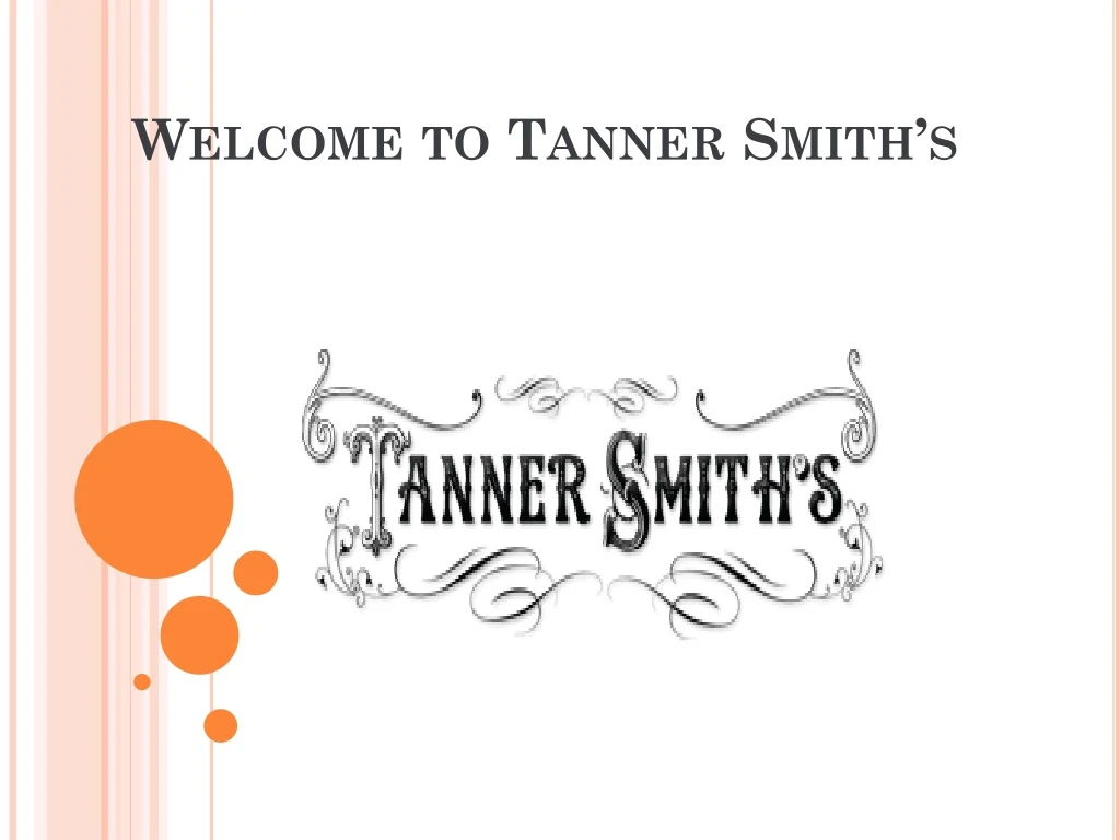 welcome to tanner smith s
