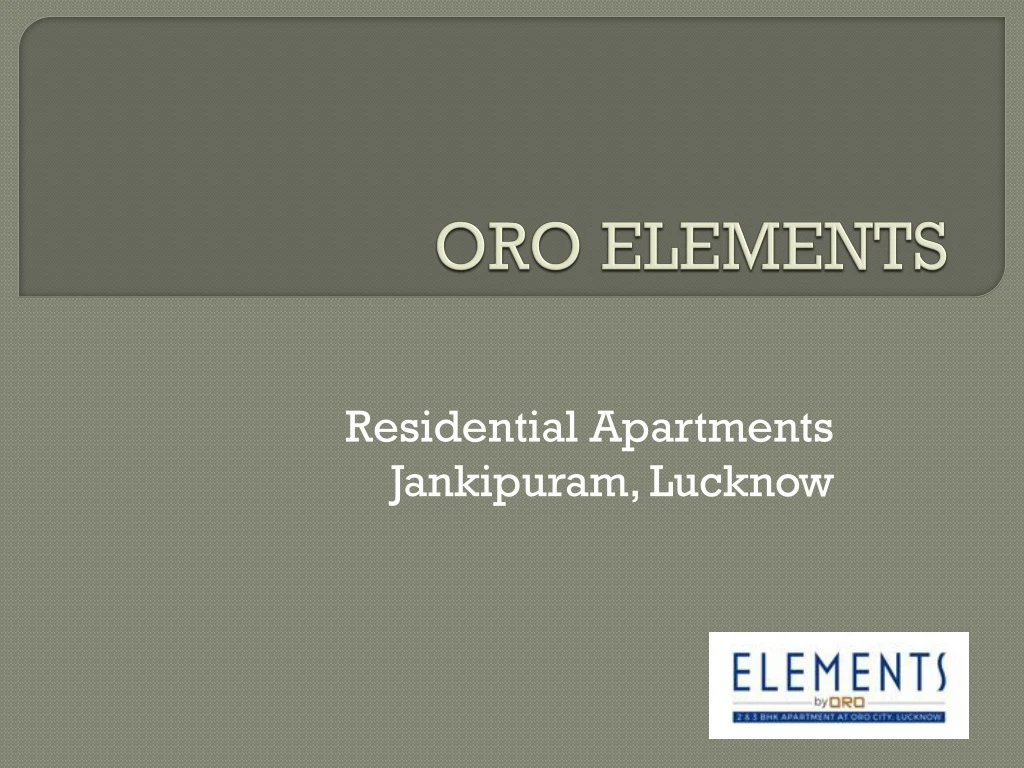 oro elements