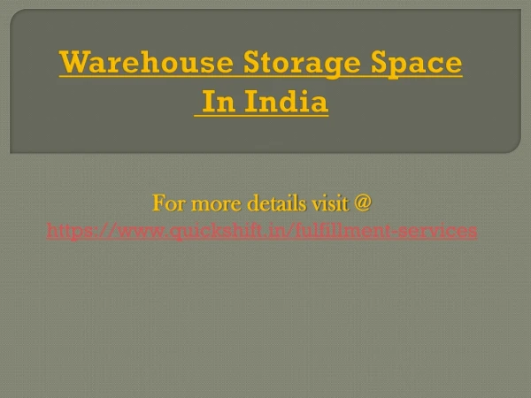 THE IMPORTANCE OF WAREHOUSING TO YOUR BUSINESS