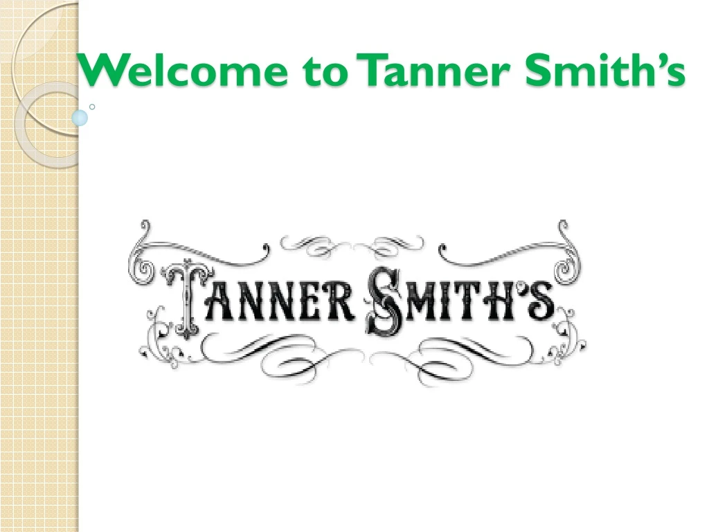 welcome to tanner smith s