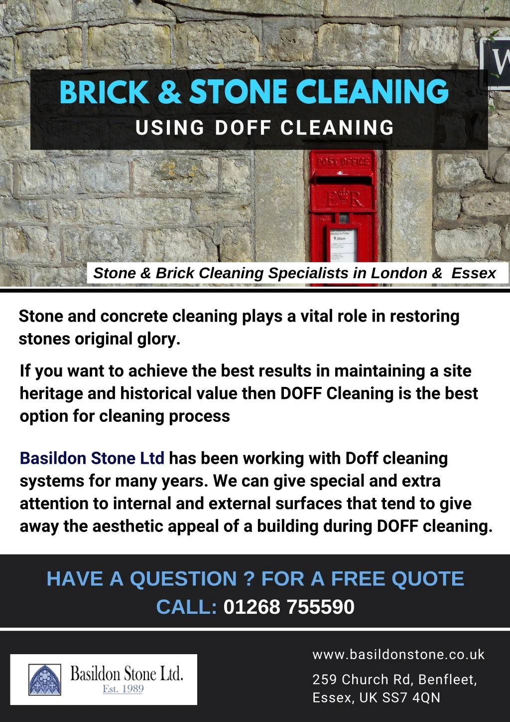 stone cleaning