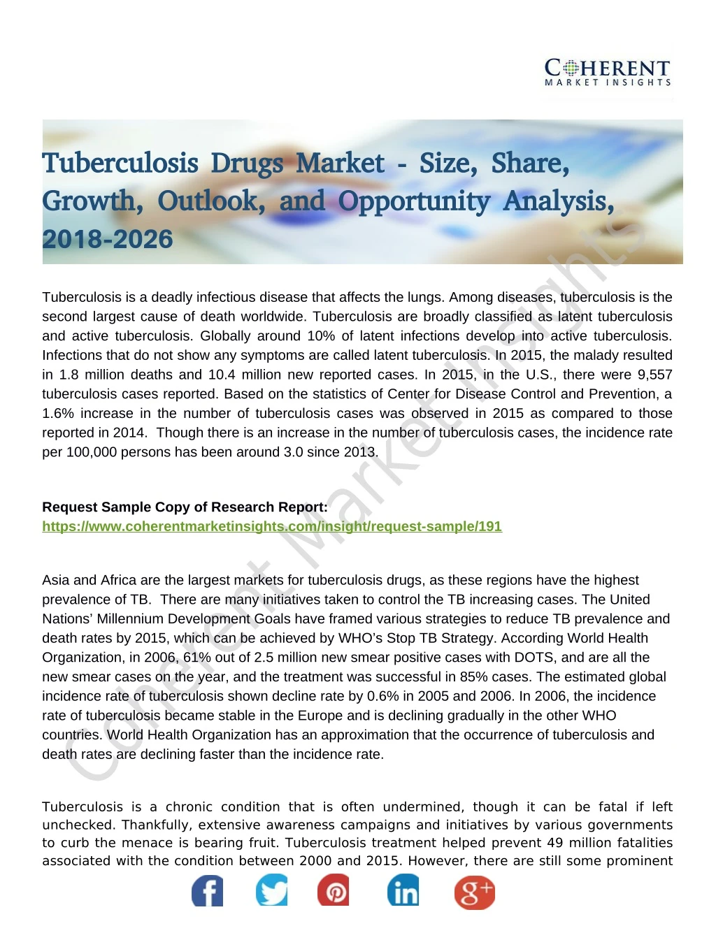 tuberculosis drugs market size share tuberculosis