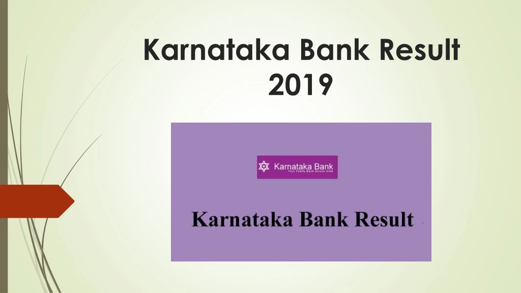 karnataka bank result 2019