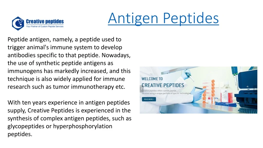 antigen peptides