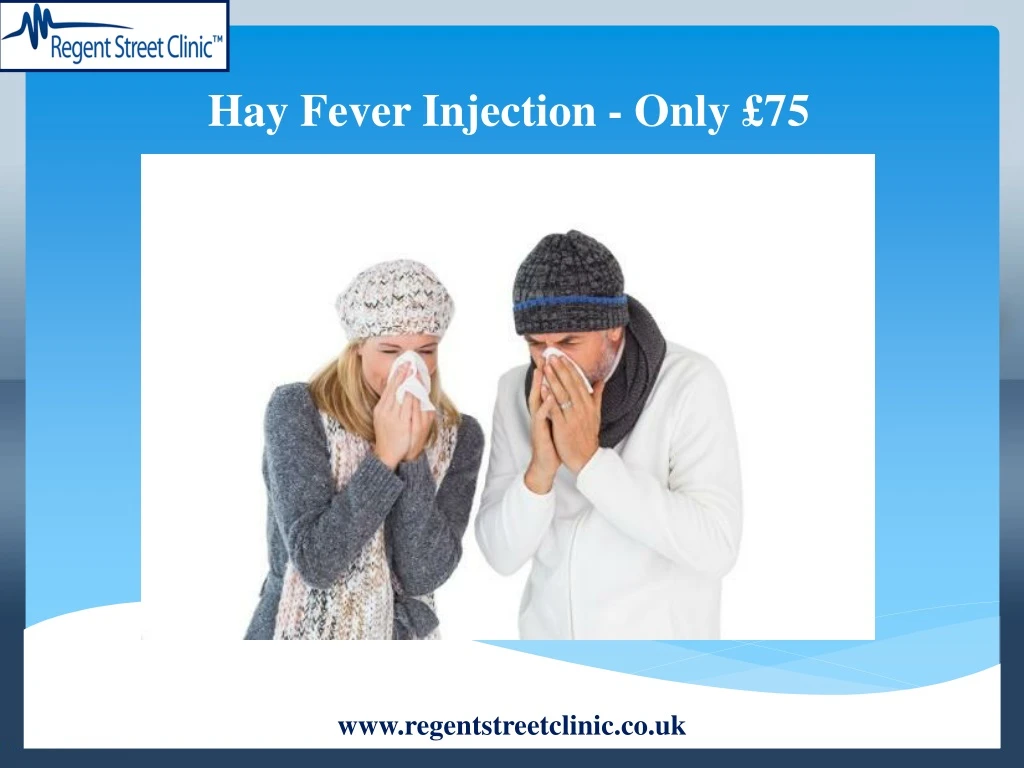 hay fever injection only 75
