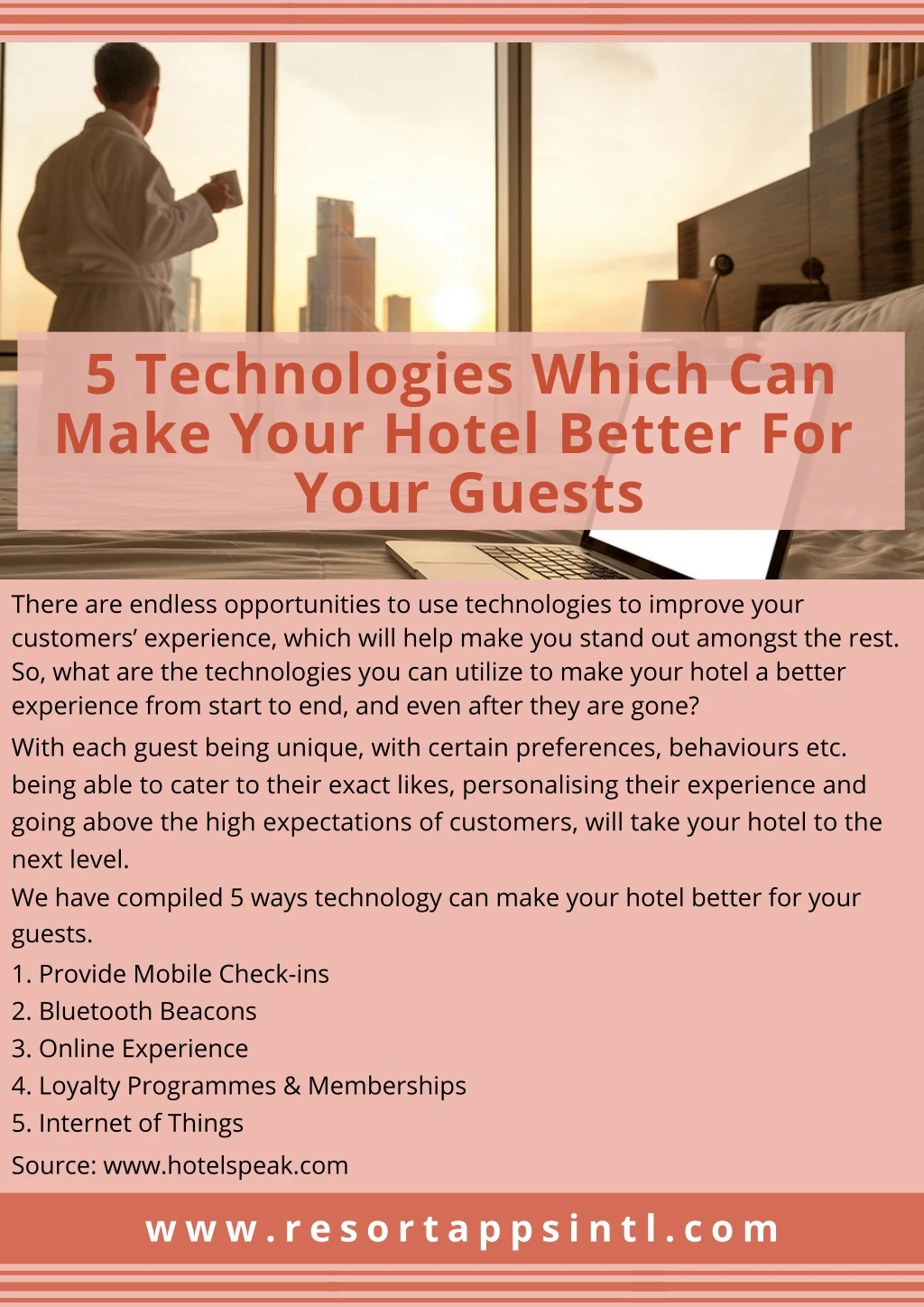 5 technologies which can make your hotel better