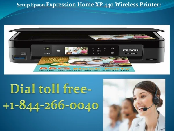 Setup Epson Expression Home XP 440 Wireless Printer