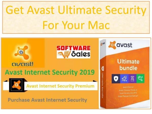 Get Avast ultimate security for your Mac