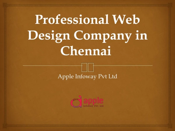 Professional Web Design Company in Chennai | Apple Infoway