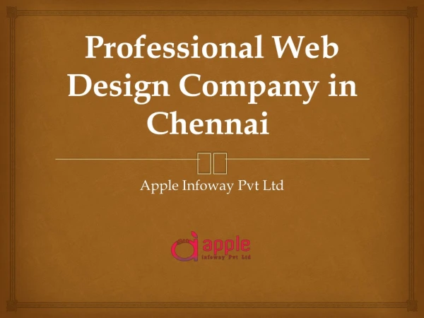 professional web design company in chennai
