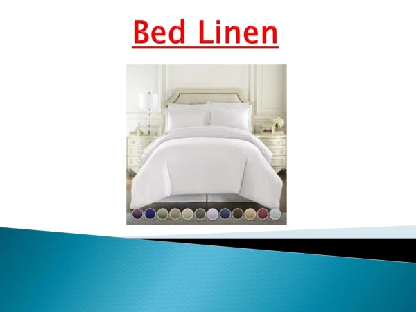 Your bed linen could be preventing you from getting a good night’s sleep - PPT