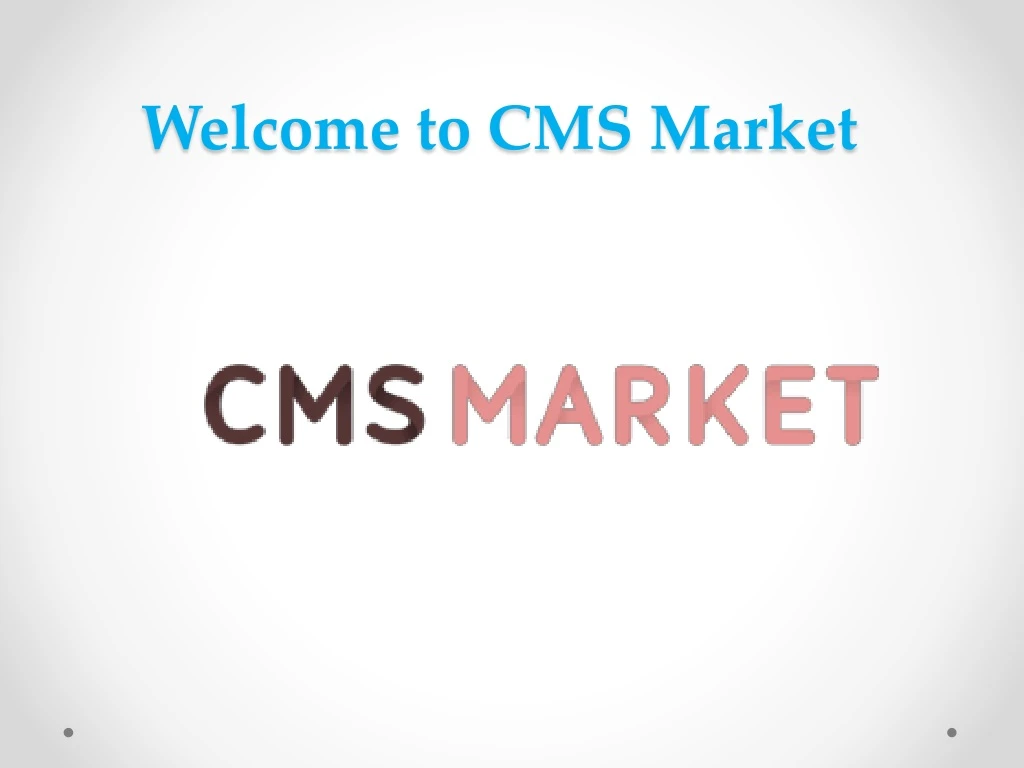 welcome to cms market