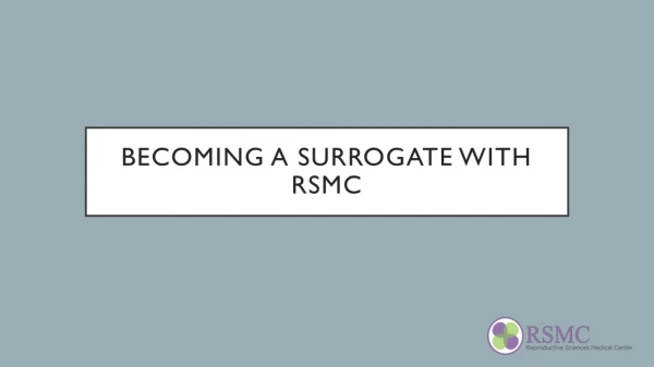 How to Become a Surrogate with RSMC?