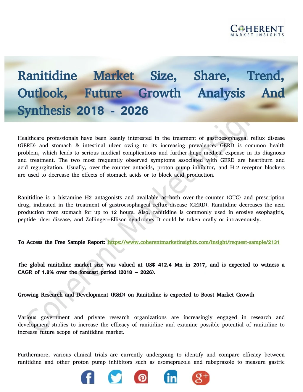 ranitidine market size share trend ranitidine