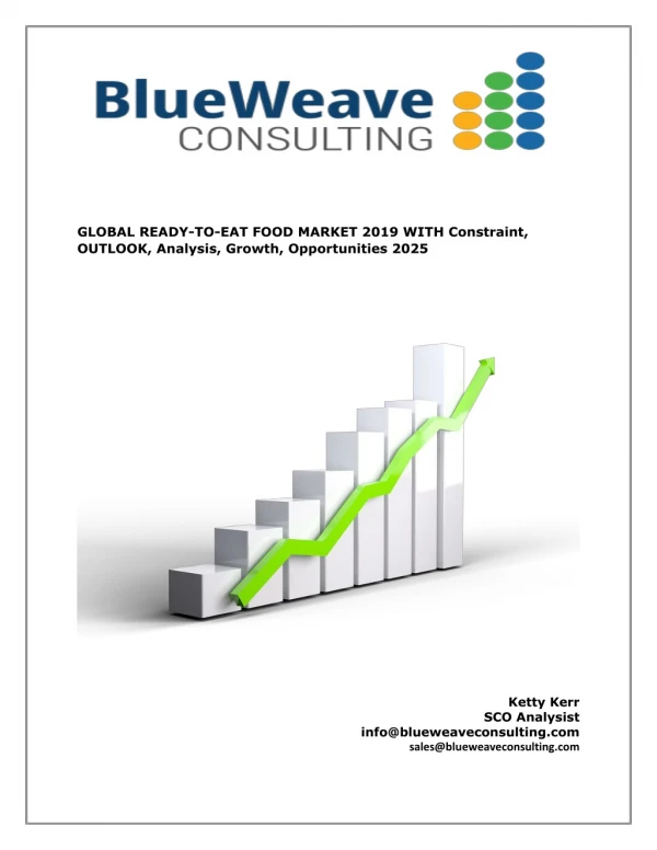 Global Ready-To-eat Food Market Industry Size, Growth, Opportunity and Forecast by 2025