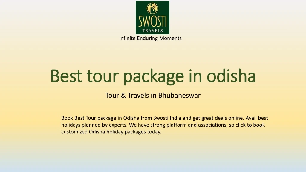 best tour package in odisha