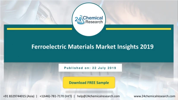 Ferroelectric Materials Market Insights 2019