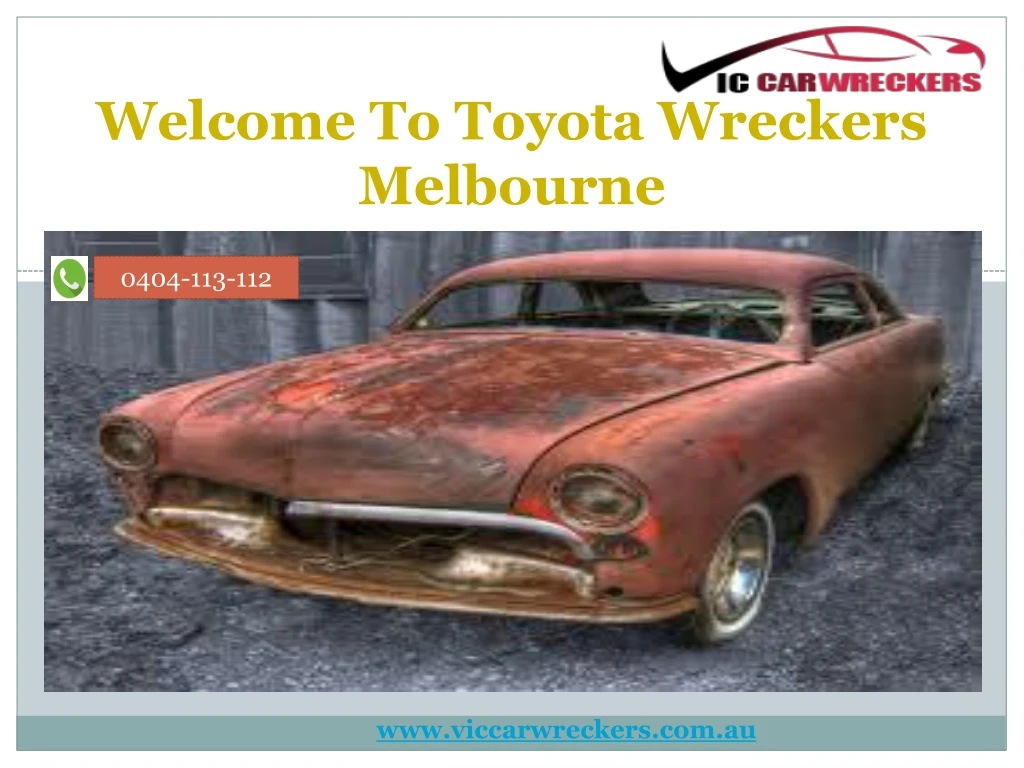 welcome to toyota wreckers melbourne