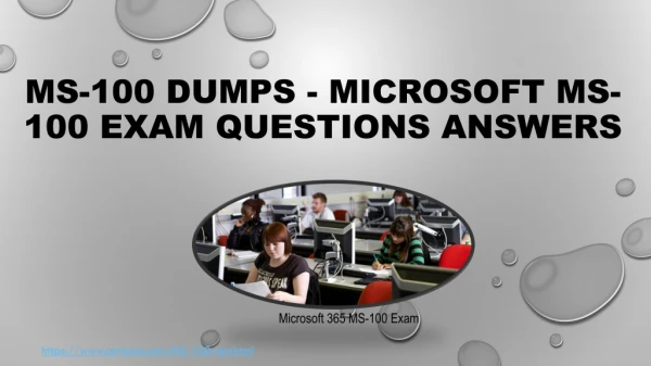 Exact Certout Microsoft MS-100 Exam Dumps
