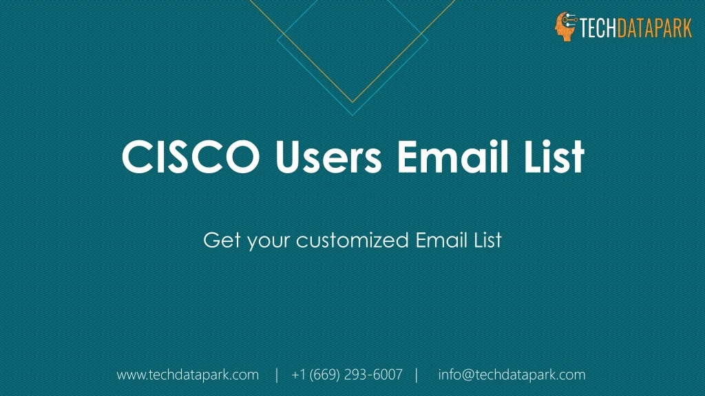 cisco users email list get your customized email list