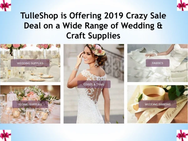 High Quality Wedding and Craft Supplies for Sale Online