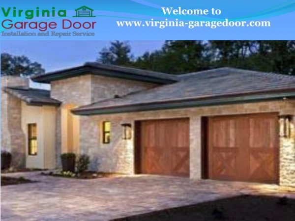 Garage Door Services Virginia
