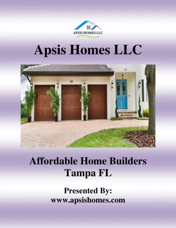 Affordable home builders tampa fl | Apsishomes