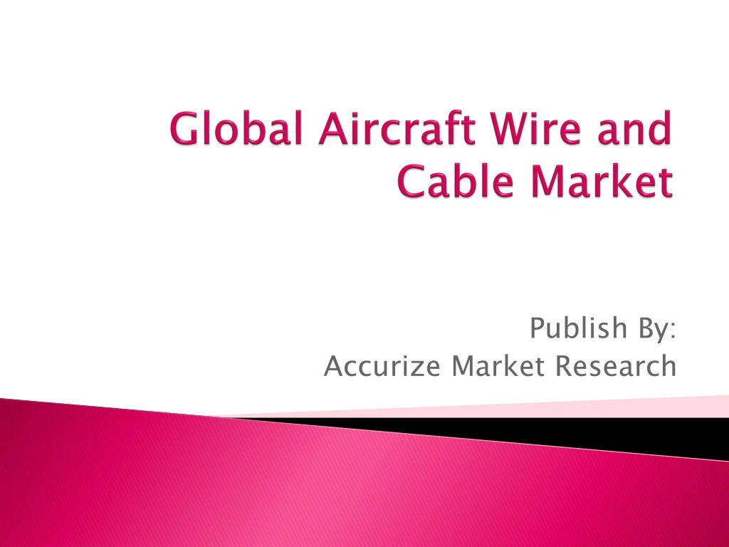 global aircraft wire and cable market