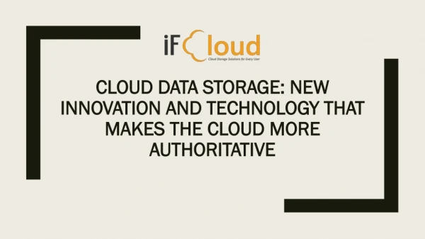 Ifcloud - Cloud Data Storage